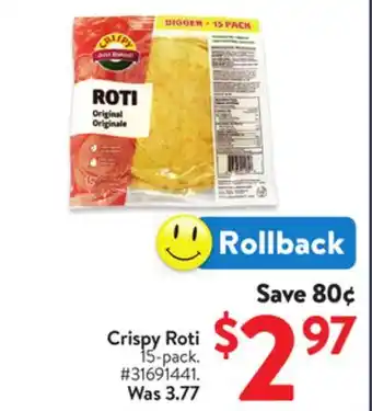 Walmart Crispy Roti offer