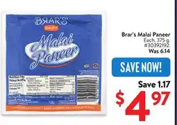 Walmart Brar's Malai Paneer offer