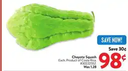 Walmart Chayote Squash offer