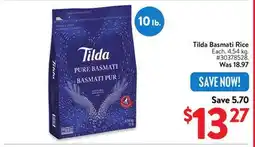 Walmart Tilda Basmati Rice offer