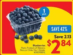 Walmart Blueberries offer