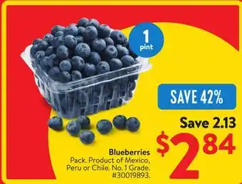 Walmart Blueberries offer