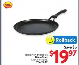 Walmart Verka Non Stick Flat 28 cm Tawa offer