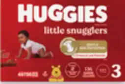 Walmart Huggies Snug & Dry, Little Movers or Little Snugglers Mega Colossal Pack Diapers offer