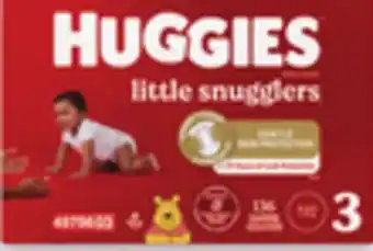 Walmart Huggies Snug & Dry, Little Movers or Little Snugglers Mega Colossal Pack Diapers offer