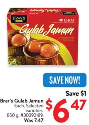 Walmart Brar's Gulab Jamun offer