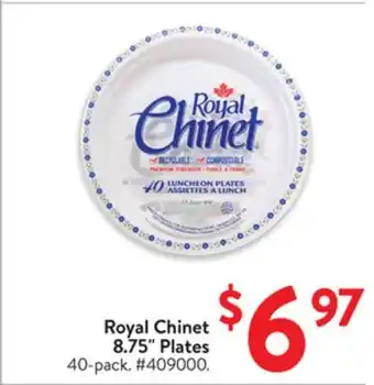 Walmart Royal Chinet 8.75 Plates offer