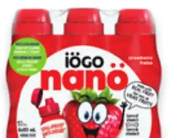 Walmart iögo nanö Drinkable Yogurt offer