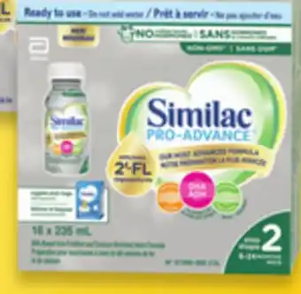 Walmart Similac Pro-Advance Step 1 or 2 Ready-to-Feed Bottles offer