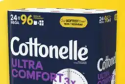 Walmart Cottonelle Ultra Comfort Bathroom Tissue 24 Mega Rolls offer