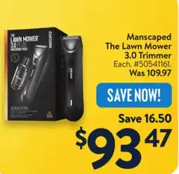 Walmart Manscaped The Lawn Mower 3.0 Trimmer offer