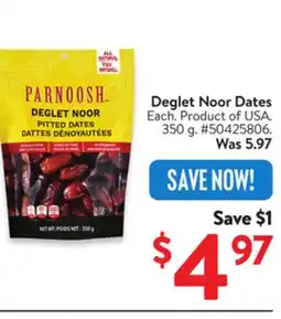 Walmart Deglet Noor Dates offer