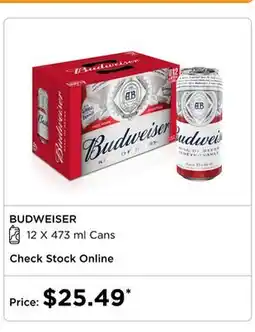 The Beer Store BUDWEISER offer