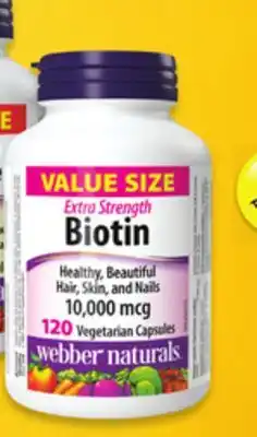 Walmart Webber Naturals Biotin offer