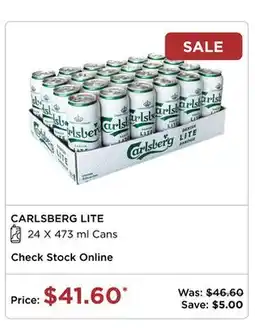 The Beer Store CARLSBERG LITE offer