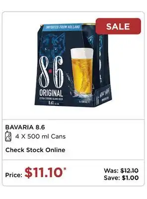 The Beer Store BAVARIA 8.6 offer