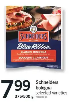 Fortinos SCHNEIDERS BOLOGNA, 375/500 G offer