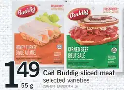 Fortinos CARL BUDDIG SLICED MEAT, 55 G offer