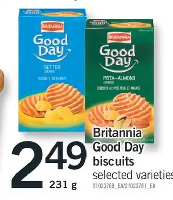 Fortinos BRITANNIA GOOD DAY, 231 G offer