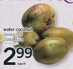 Fortinos WATER COCONUT offer