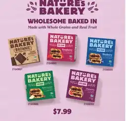 Fortinos NATURE'S BAKERY WHOLESOME BAKED IN MADE WITH WHOLE GRAINS AND REAL FRUIT offer