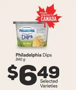 Fortinos PHILADELPHIA DIPS, 340 G offer