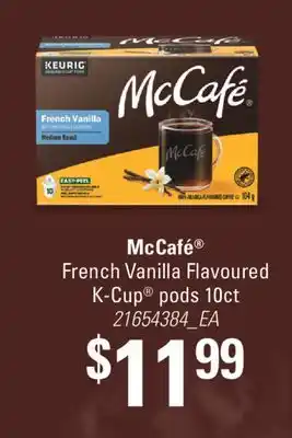 Fortinos MCCAFÉ FRENCH VANILLA FLAVOURED K-CUP PODS, 10CT offer