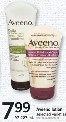 Fortinos AVEENO LOTION, 97-227 ML offer