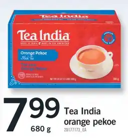 Fortinos TEA INDIA ORANGE PEKOE, 680 G offer