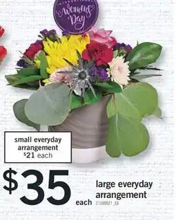 Fortinos LARGE EVERYDAY ARRANGEMENT offer