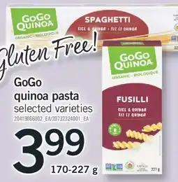 Fortinos GOGO QUINOA PASTA, 170-227 G offer