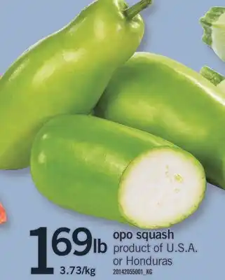 Fortinos OPO SQUASH offer