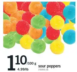 Fortinos SOUR POPPERS offer