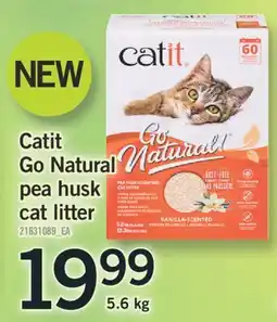 Fortinos CATIT GO NATURAL PEA HUSK CAT LITTER, 5.6 KG offer