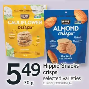 Fortinos HIPPIE SNACKS CRISPS, 70 G offer