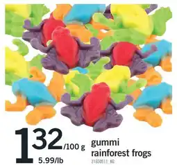 Fortinos GUMMI RAINFOREST FROGS offer