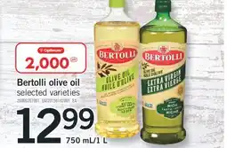 Fortinos BERTOLLI OLIVE OIL, 750 ML/1 L offer