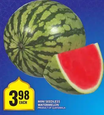 Food Basics MINI SEEDLESS WATERMELON offer