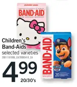 Fortinos CHILDREN'S BAND-AIDS, 20/30'S offer