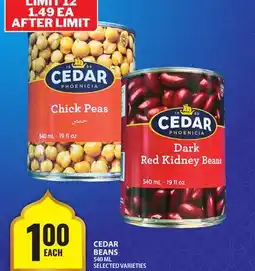 Food Basics CEDAR BEANS offer