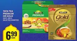 Food Basics TATA TEA PREMIUM OR GOLD offer