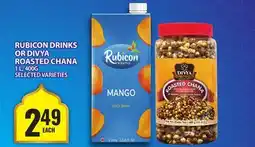 Food Basics RUBICON DRINKS OR DIVYA ROASTED CHANA offer