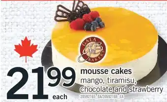 Fortinos MOUSSE CAKES offer