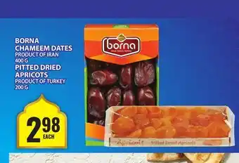 Food Basics BORNA CHAMEEM DATES OR PITTED DRIED APRICOTS offer