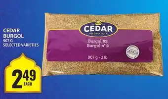 Food Basics CEDAR BURGOL offer