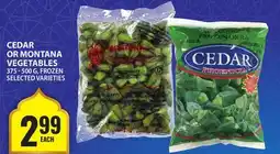 Food Basics CEDAR OR MONTANA VEGETABLES offer