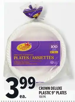 Metro CROWN DELUXE PLASTIC 9 PLATES offer