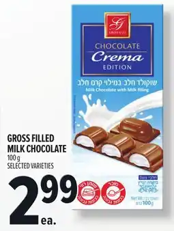 Metro GROSS FILLED MILK CHOCOLATE offer