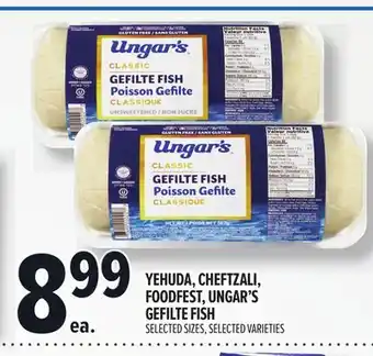 Metro YEHUDA, CHEFTZALI, FOODFEST, UNGAR'S GEFILTE FISH offer