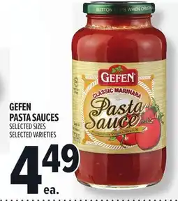 Metro GEFEN PASTA SAUCES offer